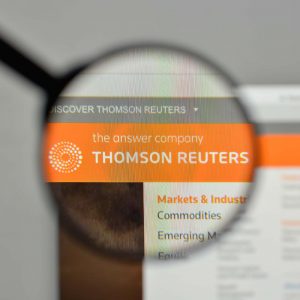 Bitcoin ve zkratce Čtvrtek: Thomson Reuters sleduje 100 nejlepších kryptoměn